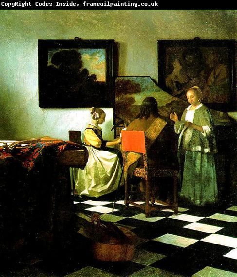 Johannes Vermeer The Concert